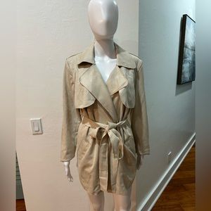 Woman’s faux Leather dress coat